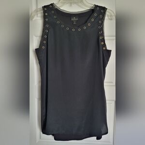 Worthington Black Top with Gold Accents